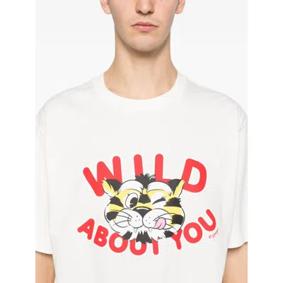 Kenzo Short Sleeve Crewneck T-shirt In White
