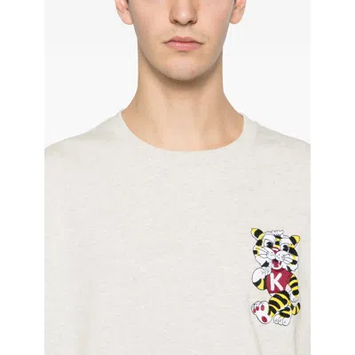 Kenzo Embroidered T-shirt In White