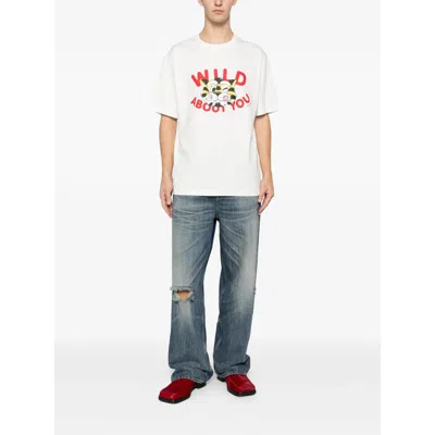 Kenzo Short Sleeve Crewneck T-shirt In White