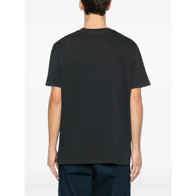 Apc Cotton Crew Neck Short Sleeve T Shirt In Black