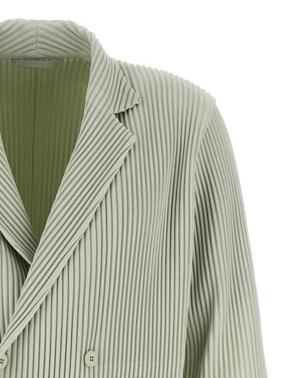 Issey Miyake Tailored Pleats 1 Blazer Green In Green