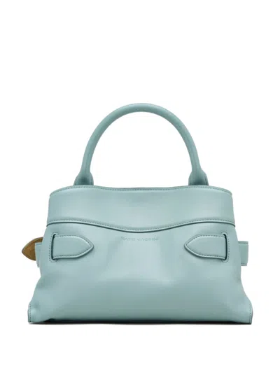 Marc Jacobs Small Leather Satchel Handbag Detachable Strap In Blue