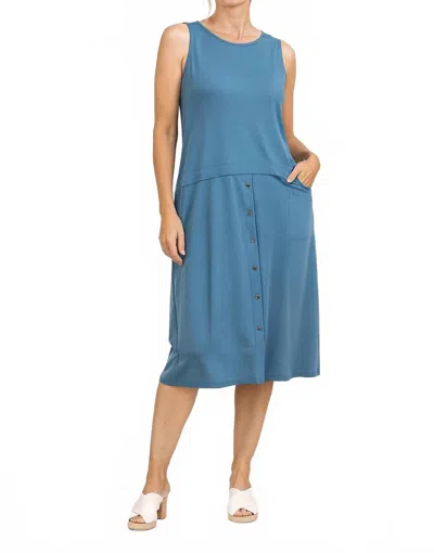 Chalet Et Ceci Hailee Midi Dress In Seajet In Multi