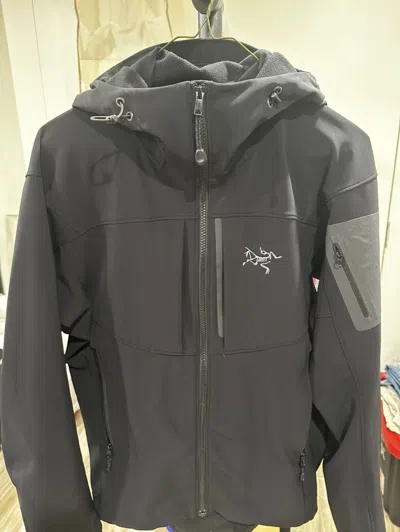 Pre-owned Arc'teryx Gamma Mx Hoody (softshell) In Black
