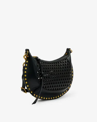 Isabel Marant Oskan Moon Shoulder Bag In Black