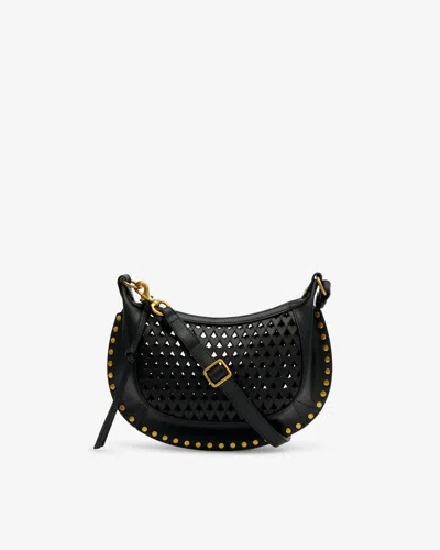Isabel Marant Oskan Moon Shoulder Bag In Black
