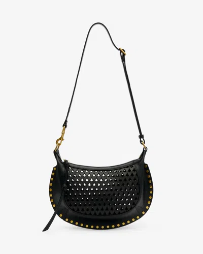 Isabel Marant Oskan Moon Shoulder Bag In Black