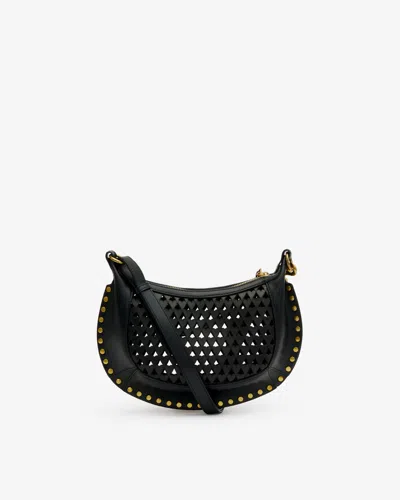 Isabel Marant Oskan Moon Shoulder Bag In Black