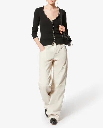 Isabel Marant Oskan Moon Shoulder Bag In Black