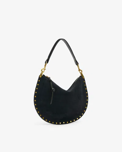 Isabel Marant Oskan Soft Zip Shoulder Bag In Blue