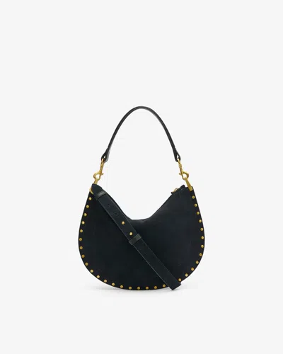 Isabel Marant Oskan Soft Zip Shoulder Bag In Blue