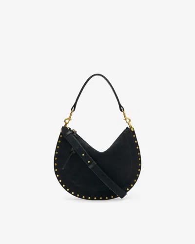 Isabel Marant Oskan Soft Zip Shoulder Bag In Blue