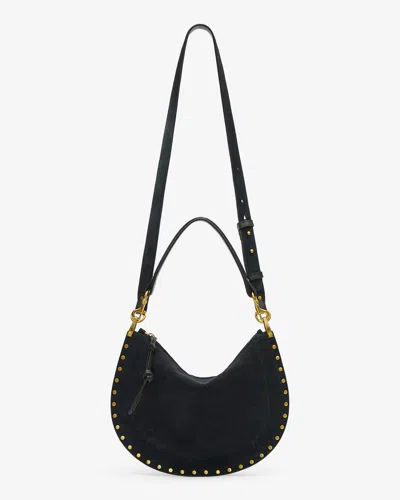 Isabel Marant Oskan Soft Zip Shoulder Bag In Blue