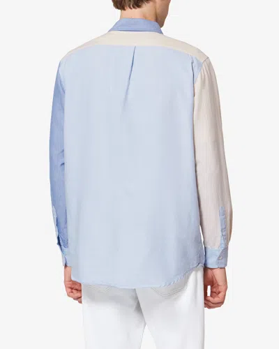 Isabel Marant Nathael Chest-pocket Shirt In Multi