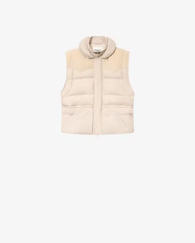 Isabel Marant Étoile Olfa Vest In Neutral