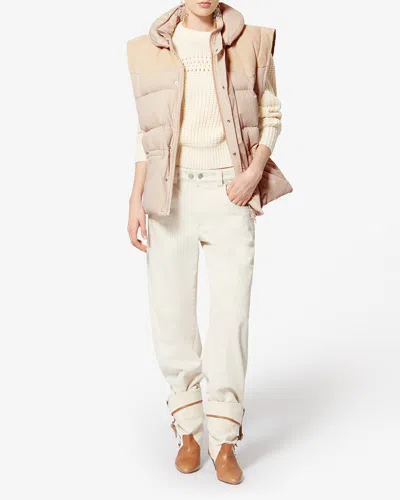 Isabel Marant Étoile Olfa Vest In Neutral