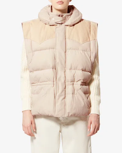 Isabel Marant Étoile Olfa Vest In Neutral