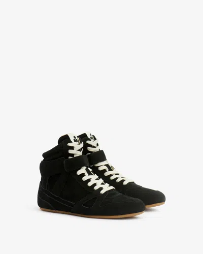 Isabel Marant Senny High Sneakers In Black