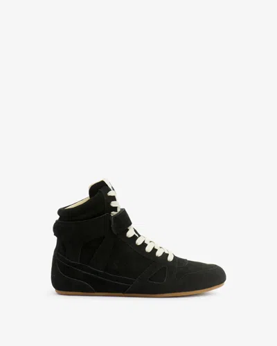 Isabel Marant Senny High Sneakers In Black