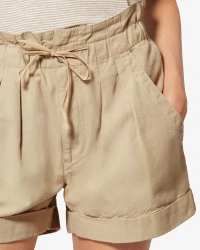 Isabel Marant Étoile Nirma Drawstring Shorts In Neutral