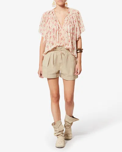Isabel Marant Étoile Nirma Drawstring Shorts In Neutral