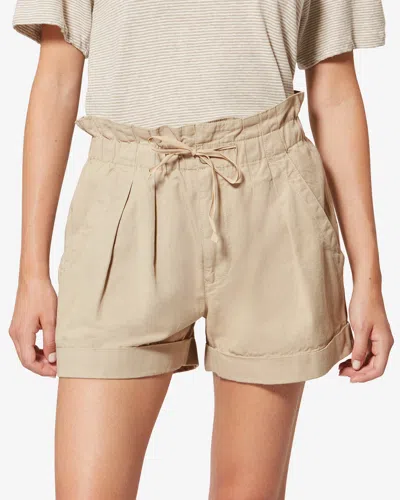 Isabel Marant Étoile Nirma Drawstring Shorts In Neutral