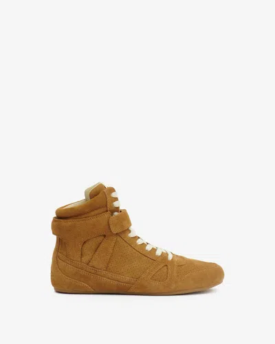 Isabel Marant Senny High Sneakers In Brown