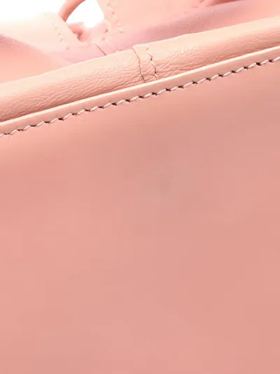 Pre-owned Jil Sander 2000s Sm Soft Drawket Leather Bucket Bag In Pink