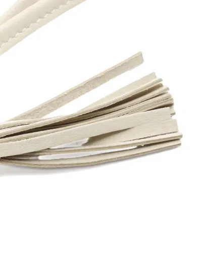 Pre-owned Hermes Pm Rodeo Heart Horse Bag Charm In Neutral