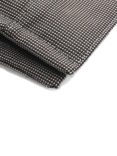 Pre-owned Hermes 2000s Logo-stripe Tote Bag In Gray