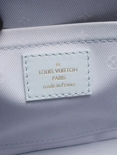 Pre-owned Louis Vuitton 2021 Alma Soft Bb Leather Tote Bag In Blue