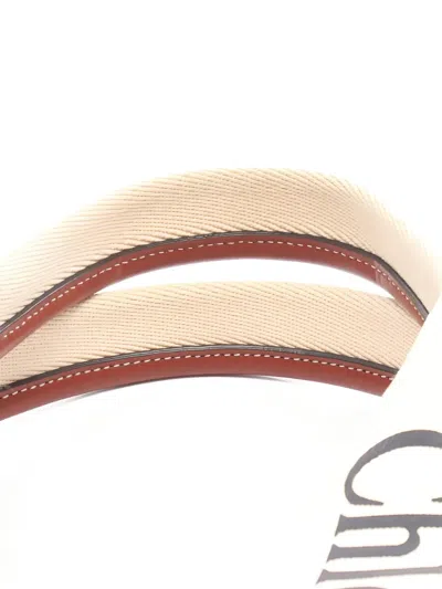 Pre-owned Chloé 2010 Medium Woody Canvas Tote Bag In Neutral