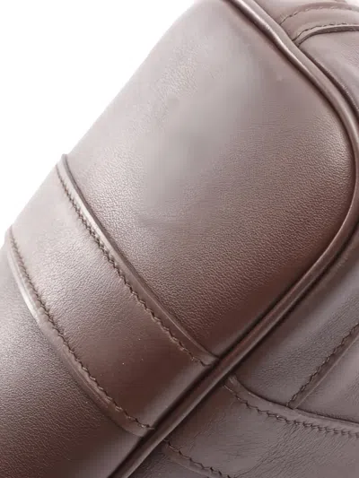 Pre-owned Hermes 2005 Pm Garden Party Top-handles Tote Bag In Brown