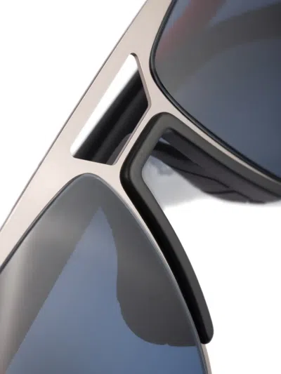 Prada Linea Rossa Metal-frame Sunglasses In Gray