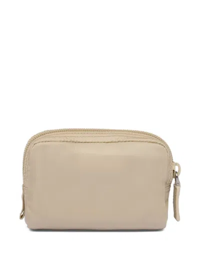 Prada Re-nylon Necessaire In Desert Beige