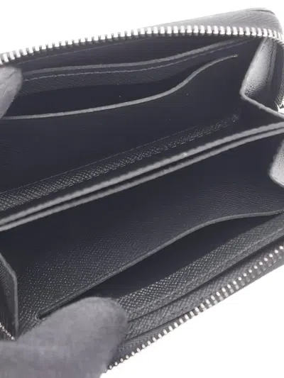 Pre-owned Louis Vuitton 2010 Monogram Eclipse Wallet In Gray