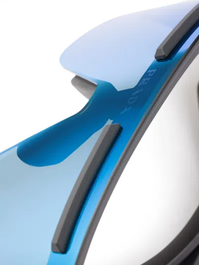 Prada Linea Rossa Adjustable-nose-pads Sunglasses In Blue