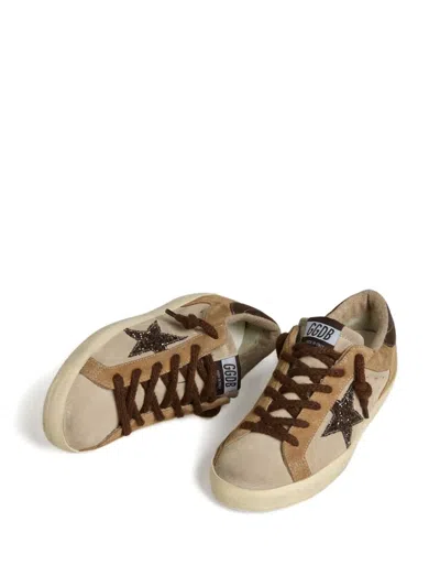 Golden Goose Suede Sneakers In Brown