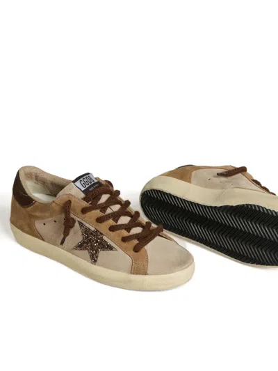 Golden Goose Suede Sneakers In Brown