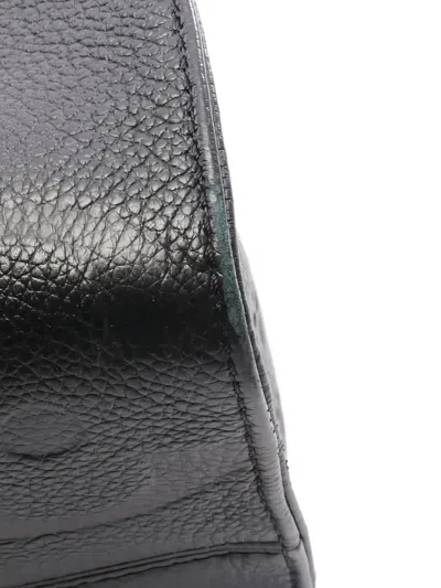 Pre-owned Louis Vuitton 2021s Mm On-the-go Leather Tote Bag In Black