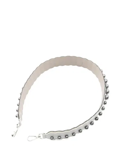 Pre-owned Fendi 2010s Strap You Studded Bag Strap In Blue