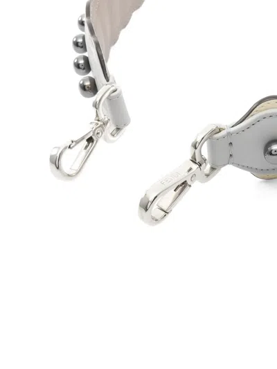 Pre-owned Fendi 2010s Strap You Studded Bag Strap In Blue