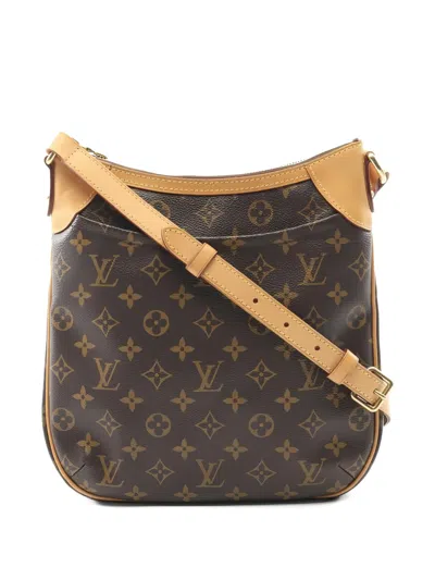 Pre-owned Louis Vuitton 2012 Pm Odeon Shoulder Bag In Brown