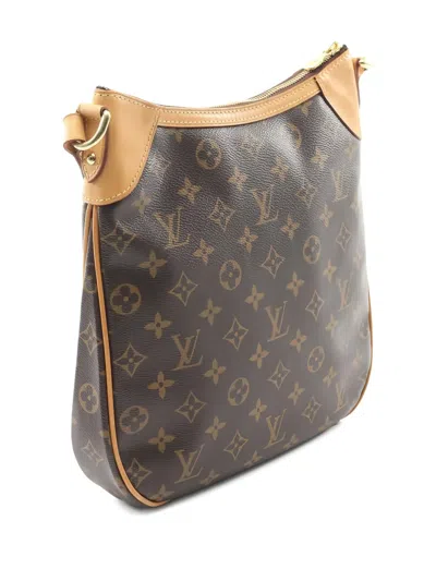Pre-owned Louis Vuitton 2012 Pm Odeon Shoulder Bag In Brown