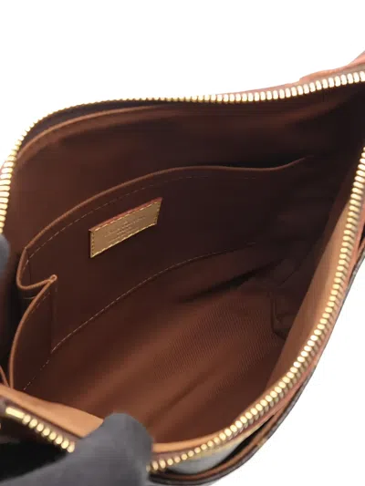 Pre-owned Louis Vuitton 2012 Pm Odeon Shoulder Bag In Brown