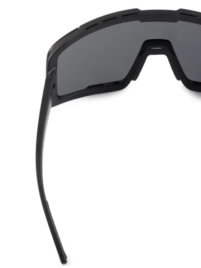 Prada Linea Rossa Rectangle-frame Sunglasses In Black
