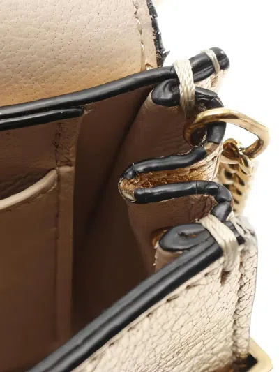 Pre-owned Chloé 2010s Elle Leather Shoulder Bag In Gold