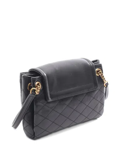 Pre-owned Saint Laurent 2010 Mini Nolita Chain Shoulder Bag In Black