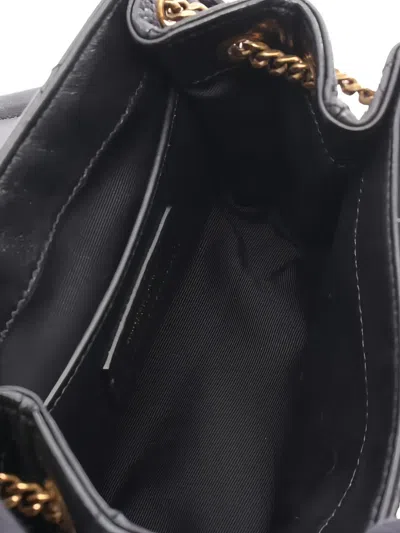 Pre-owned Saint Laurent 2010 Mini Nolita Chain Shoulder Bag In Black