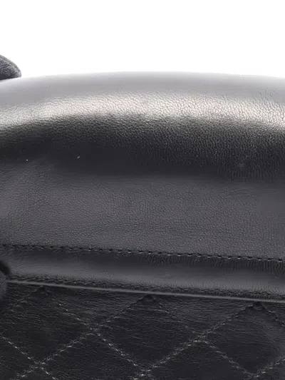 Pre-owned Saint Laurent 2010 Mini Nolita Chain Shoulder Bag In Black